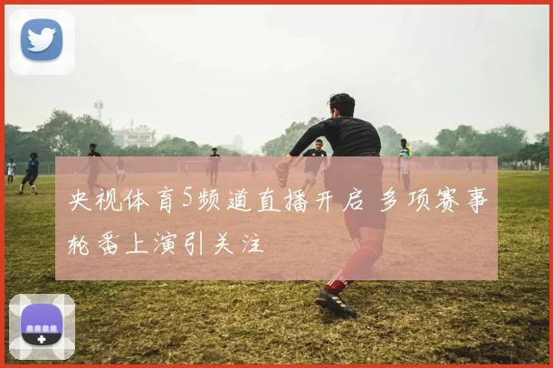 央视体育5频道直播开启 多项赛事轮番上演引关注